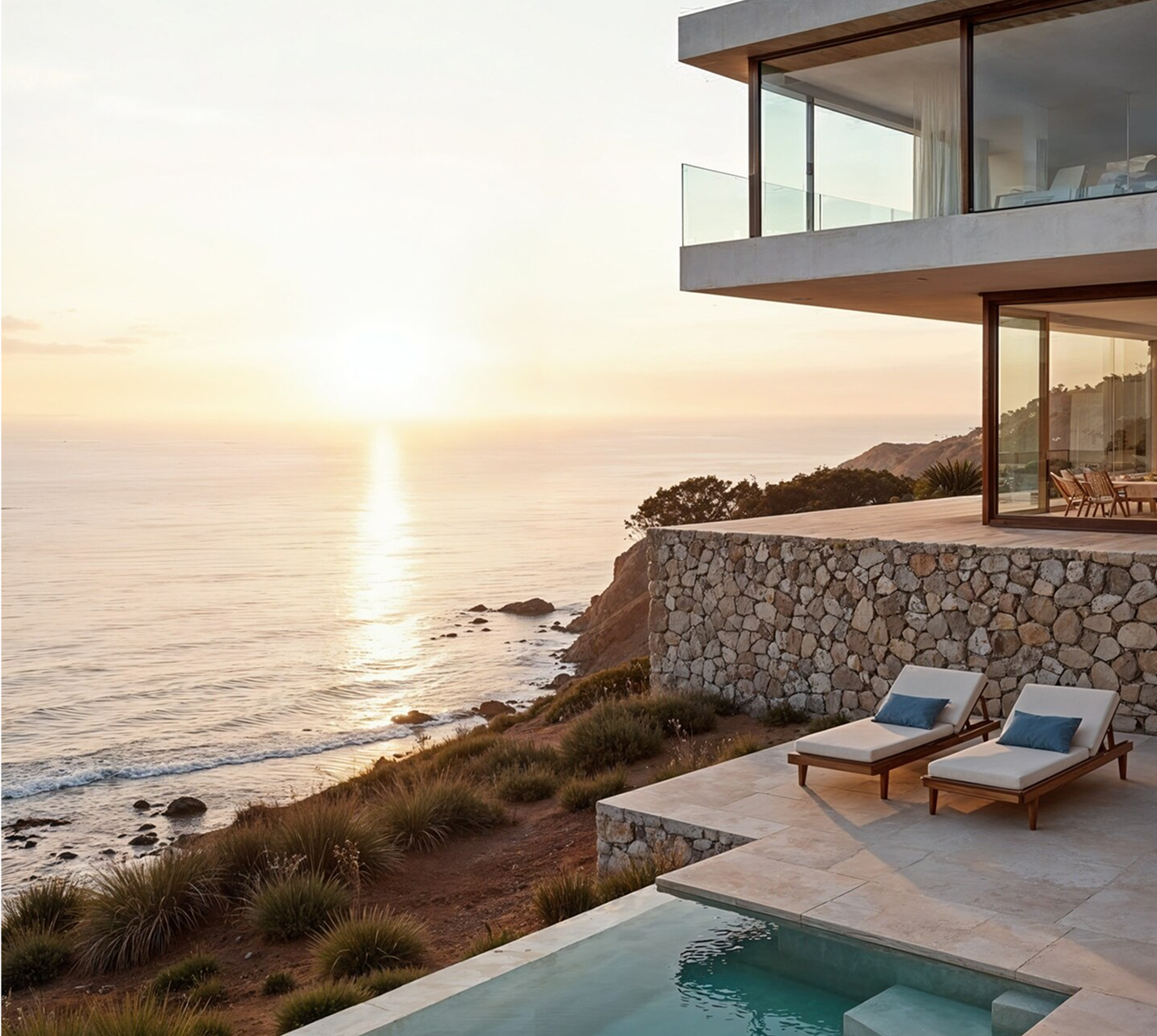 Casa familiar en la costa